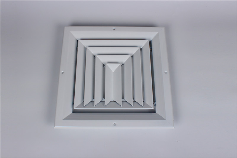 3-way square diffuser